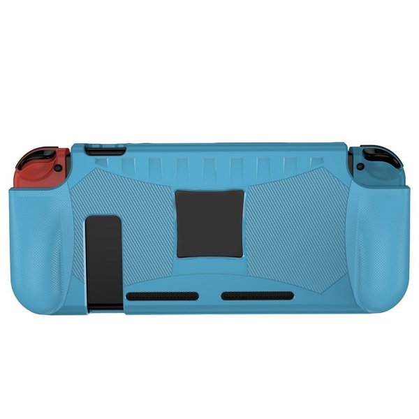 Nintendo Switch -kuoret, hiilikuitukuvio, sininen