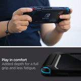 Spigen Nintendo Switch -kuori Rugged Armor mattamusta
