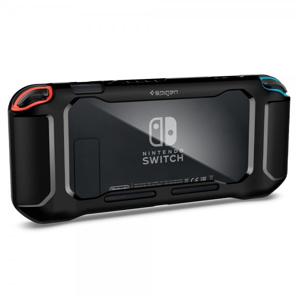 Spigen Nintendo Switch -kuori Rugged Armor mattamusta