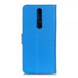 Nokia 2.4 Litsi-nahkakuori Sininen