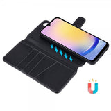 Nordic Covers Samsung Galaxy A25 MagLeather-suojakotelo, Raven Black