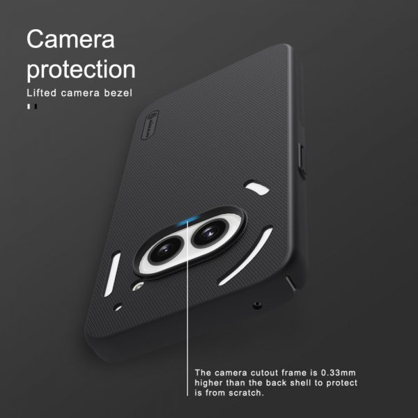 Nillkin Nothing Phone (2a) Super Frosted Shield -kuori, valkoinen
