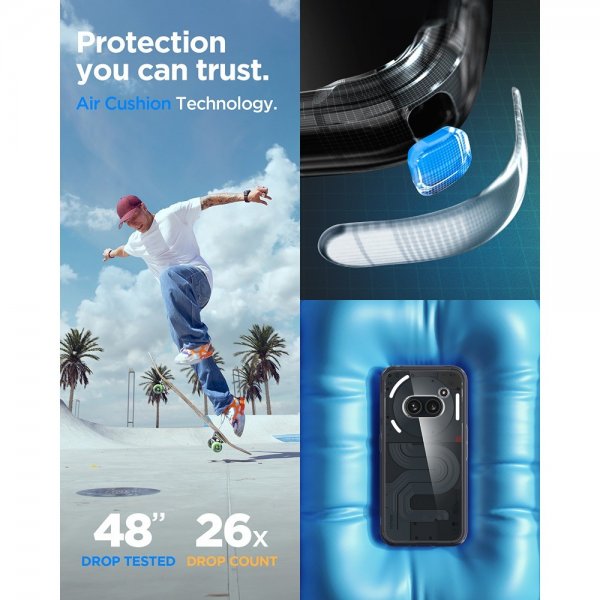 Spigen Nothing Phone (2a) -suojakuori Ultra Hybrid Space Crystal