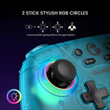 GameSir Nova HD Rumble -peliohjain 2.4G Neon Teal