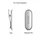 Plaud NotePin puristin ja magneettinen pinni Lunar Silver