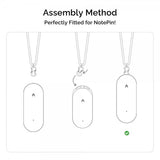 Plaud NotePin -kaulanauha, musta