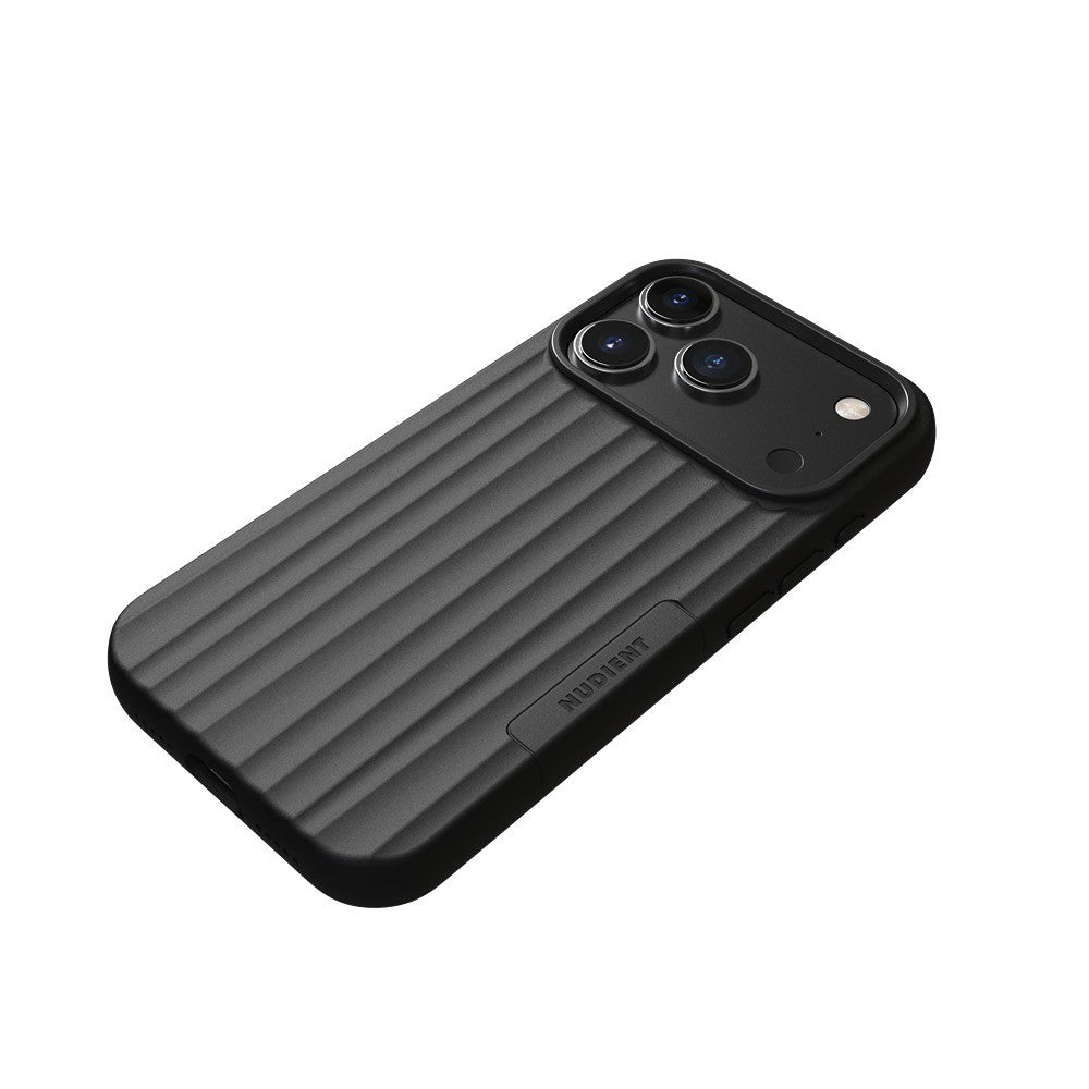 Nudient iPhone 17 Pro/iPhone 18 Pro Kuori Bold Case MagSafe Charcoal Black