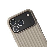 Nudient iPhone 17 Pro/iPhone 18 Pro Kuori Bold Case MagSafe Linen Beige