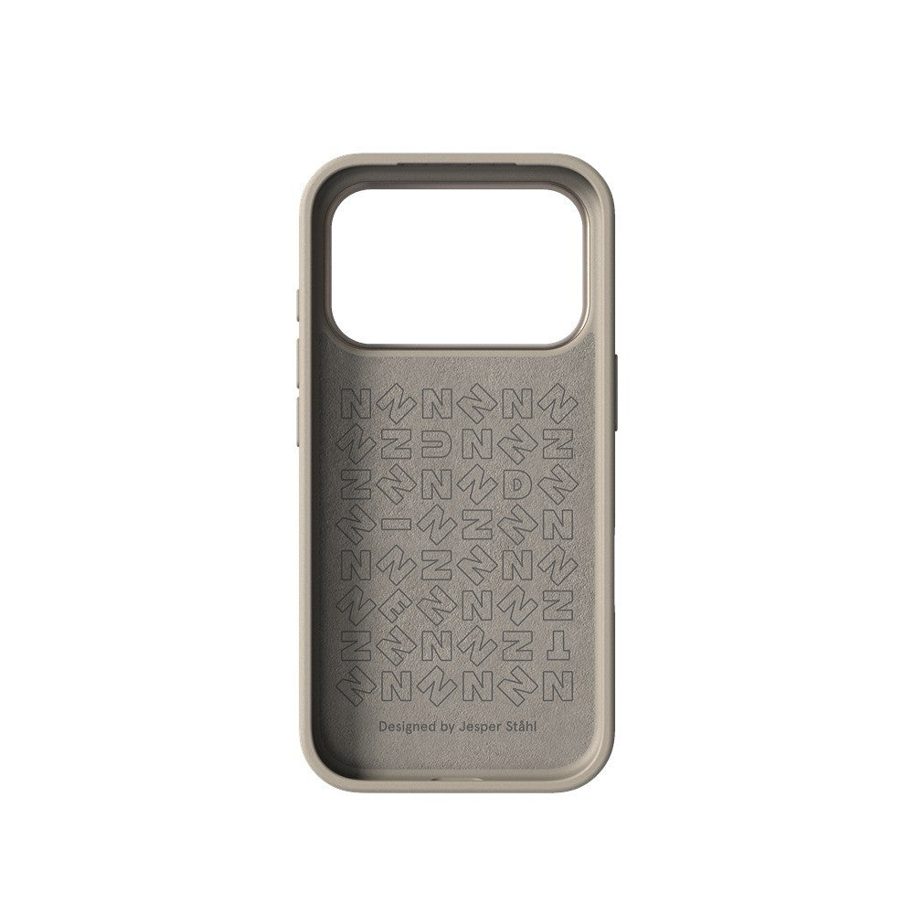 Nudient iPhone 17 Pro/iPhone 18 Pro Kuori Bold Case MagSafe Linen Beige