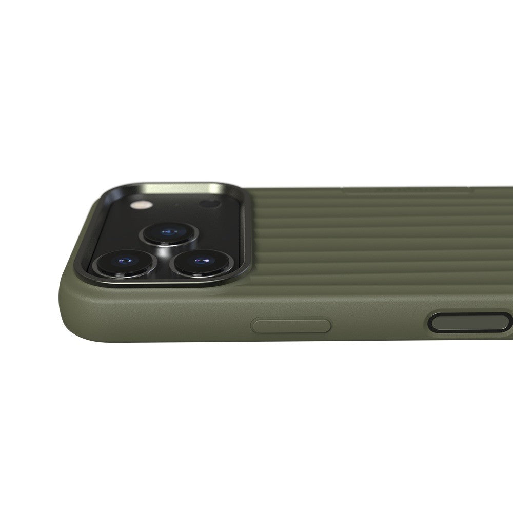 Nudient iPhone 17 Pro/iPhone 18 Pro Kuori Bold Case MagSafe Olive Green