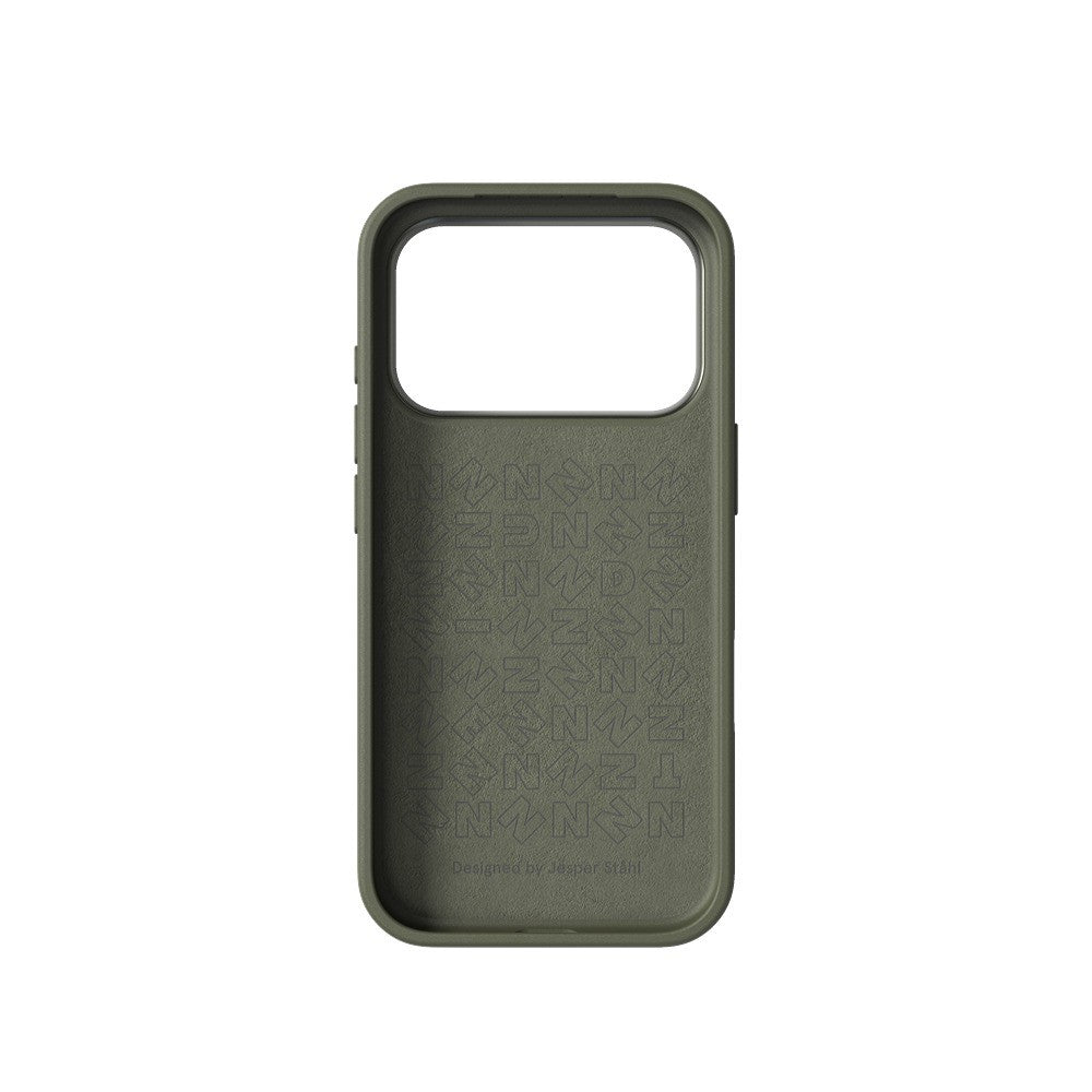 Nudient iPhone 17 Pro/iPhone 18 Pro Kuori Bold Case MagSafe Olive Green