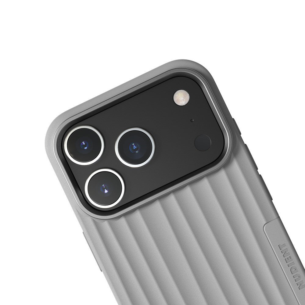 Nudient iPhone 17 Pro/iPhone 18 Pro Kuori Bold Case MagSafe urbaaninharmaa