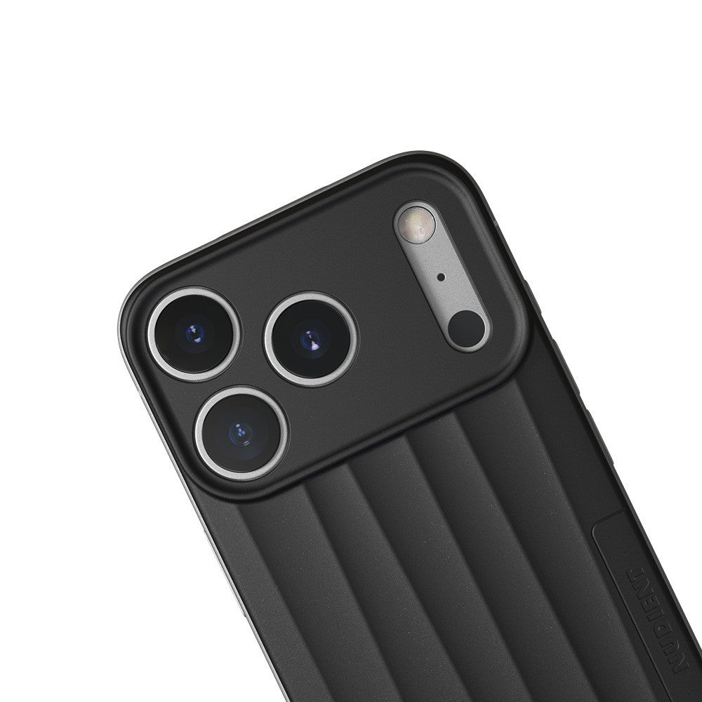 Nudient iPhone 17 Pro/iPhone 18 Pro Kuori Slice Case MagSafe Ink Black