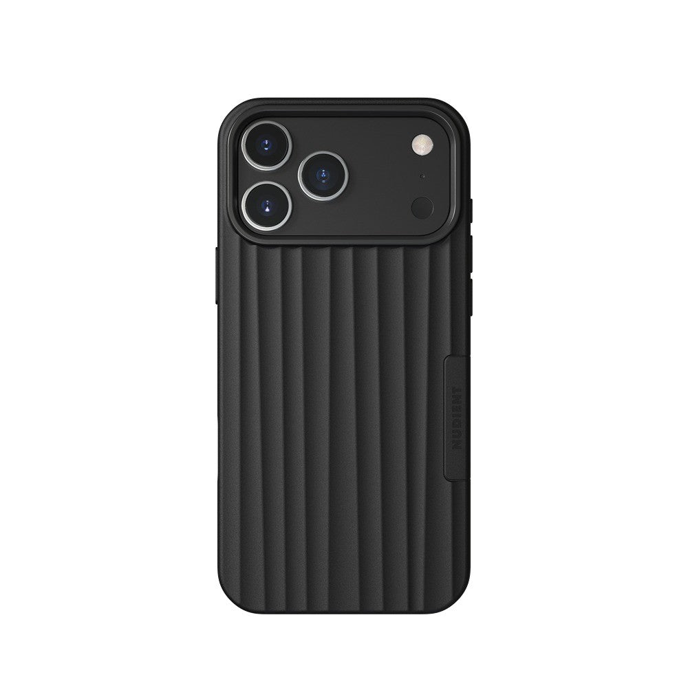 Nudient iPhone 17 Pro Max/iPhone 18 Pro Max Kuori Bold Case MagSafe hiilenmusta
