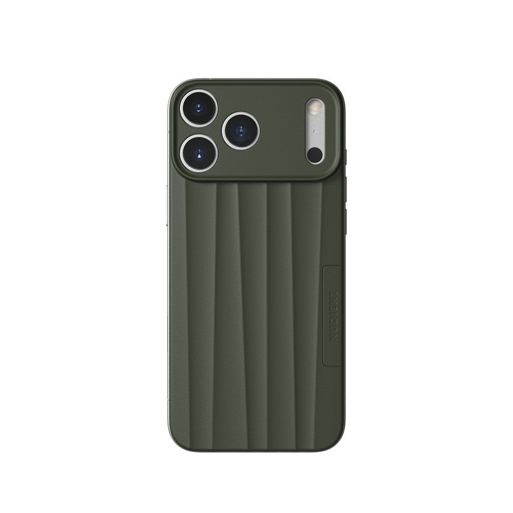 Nudient iPhone 17 Pro Max/iPhone 18 Pro Max Kuori Slice Case MagSafe Pine Green