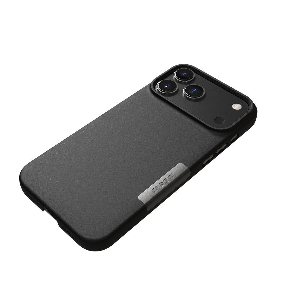 Nudient iPhone 17 Pro Max/iPhone 18 Pro Max Kuori Thin Case MagSafe Ink Black