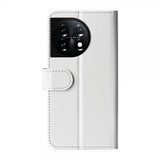 OnePlus 11 Kotelo Nahkarakenne Valkoinen