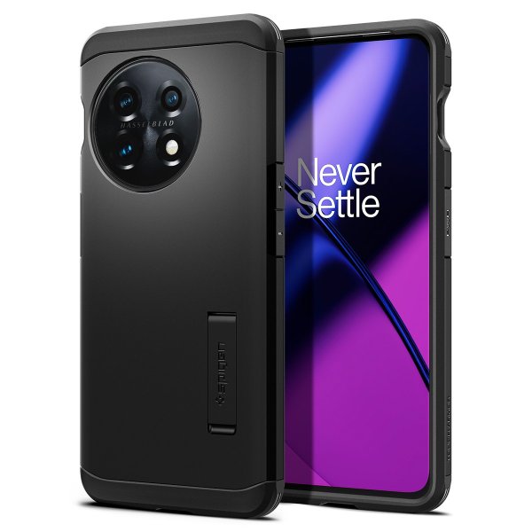 Spigen OnePlus 11 Suojakuori Tough Armor Musta