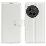 OnePlus 12 Kotelo Litchi Valkoinen
