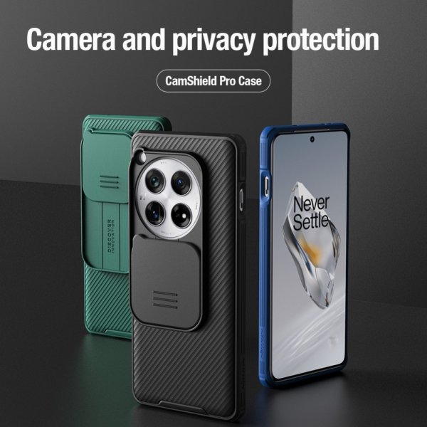 Nillkin OnePlus 12 Kuoret CamShield Pro Musta