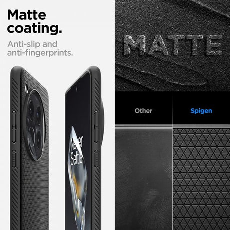 Spigen OnePlus 12 Kuori Liquid Air Matte Black