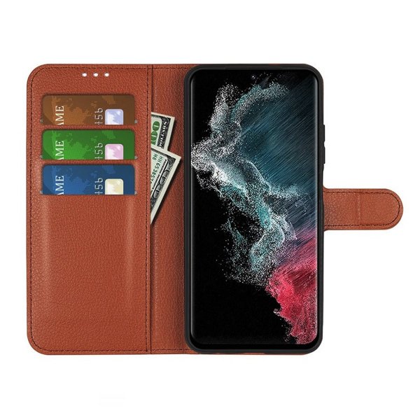 OnePlus Nord 2T Suojakotelo Jalustalla Ruskea