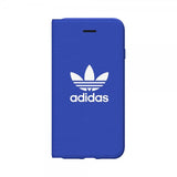 Adidas iPhone 6/6S/7/8/SE suojakuori TAI Booklet Case ADICOLOR SS18 Sininen