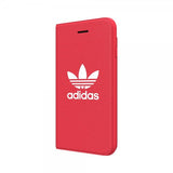 Adidas iPhone 6/6S/7/8/SE suojakuori TAI Booklet Case ADICOLOR SS18 Punainen