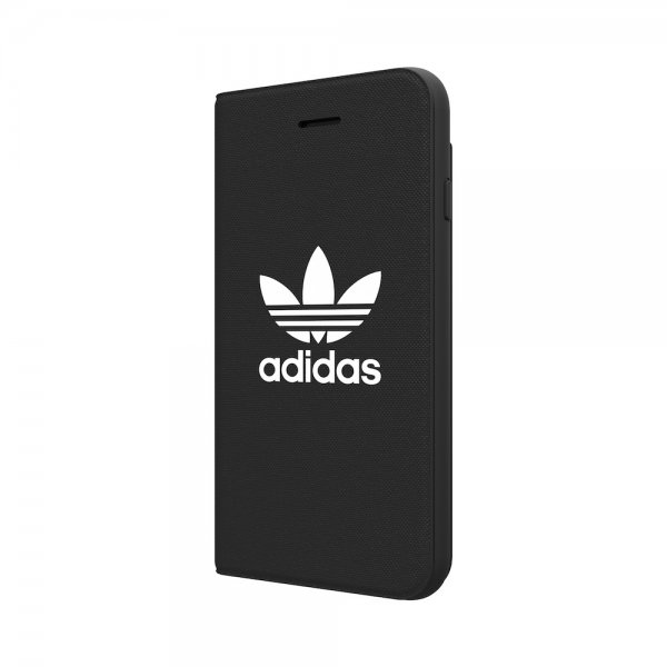 Adidas iPhone 6/6S/7/8/SE suojakuori TAI Booklet Case ADICOLOR SS18 Musta
