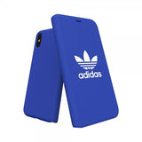 Adidas iPhone X/Xs Kotelo OR Kirjanmallinen Kotelo ADICOLOR SS18 Sininen