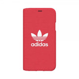 Adidas iPhone X/Xs -kotelo TAI kirjakotelo ADICOLOR SS18 Punainen