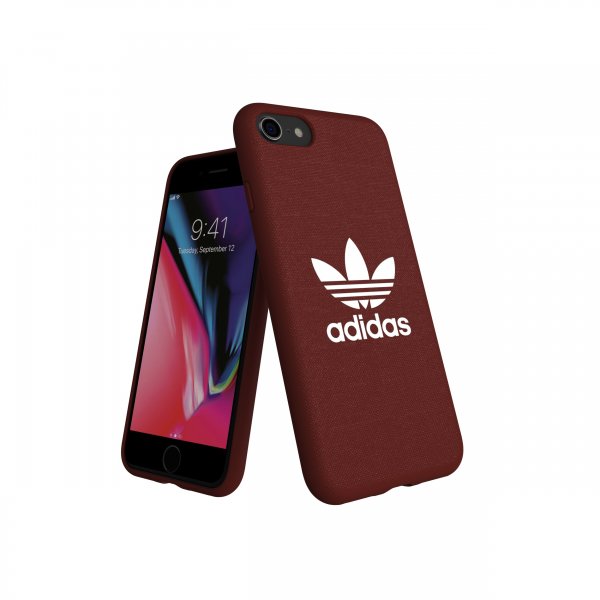 Adidas iPhone 6/6s/7/8/SE Kuori OR Moulded Case Canvas FW18 Maroon