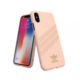 Adidas iPhone X/Xs -kuori TAI muotoiltu Snake FW18 -kotelo, vaaleanpunainen