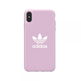 Adidas iPhone Xs Max kuori OR Moulded Case Canvas FW18 Clear Pink