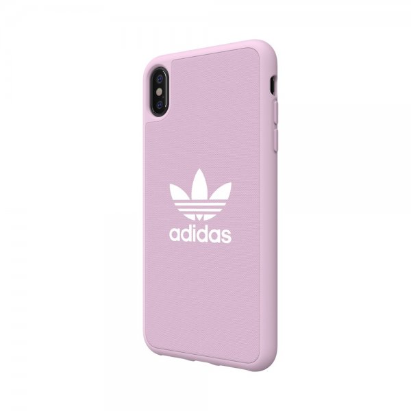 Adidas iPhone Xs Max kuori OR Moulded Case Canvas FW18 Clear Pink