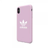 Adidas iPhone Xs Max kuori OR Moulded Case Canvas FW18 Clear Pink