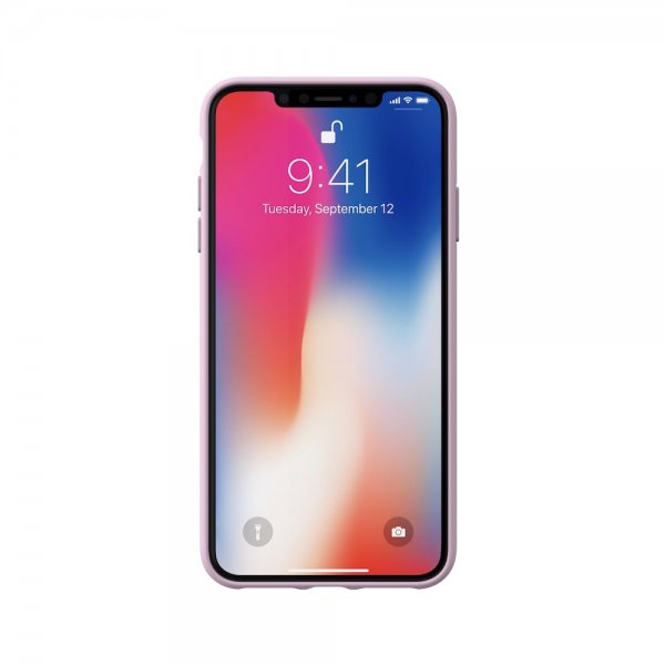 Adidas iPhone Xs Max kuori OR Moulded Case Canvas FW18 Clear Pink