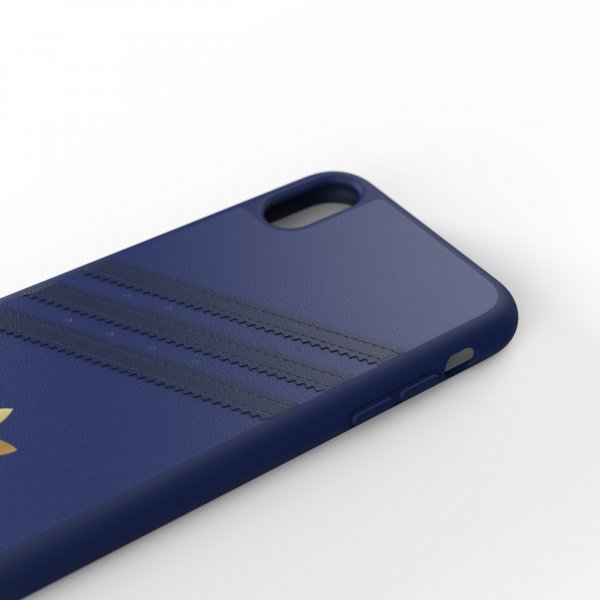 Adidas iPhone Xs Max Kuori OR 3-Stripes Snap Case FW18 Tummansininen