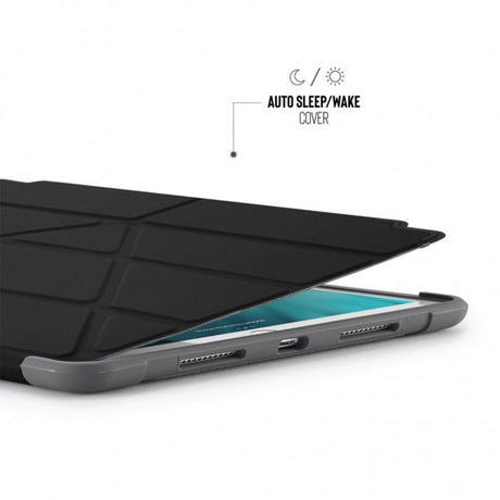 Pipetto iPad Pro 10.5 Origami Shield -kotelo, musta