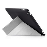 Pipetto iPad 9.7 (sukupolvi 2/3/4) Kotelo Origami Musta