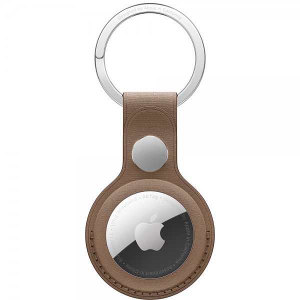 Apple Alkuperäinen AirTag Pidike FineWoven Avainnauha Taupe