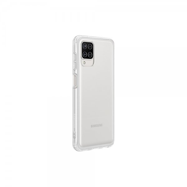 Samsung Original Galaxy A12 -suojakuori Soft Clear Cover Transparent