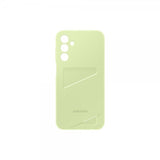 Samsung alkuperäinen Galaxy A15 -suojakuori, jossa korttipaikka, lime