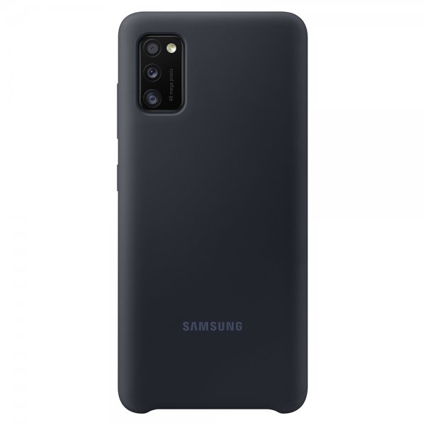 Samsung Original Galaxy A41 -silikonisuojakuori, musta