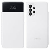Samsung alkuperäinen Galaxy A53 5G kotelo Smart S View Wallet Cover, valkoinen