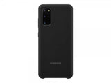 Samsung alkuperäinen Galaxy S20 Plus Silicone Cover -suojakuori, musta