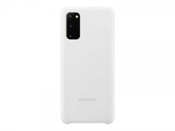 Samsung Original Galaxy S20 Plus -silikonikuori, valkoinen