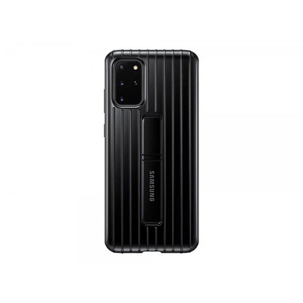 Samsung Original Galaxy S20 Plus -kuori, jalustallinen suojakotelo, musta