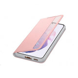 Samsung alkuperäinen Galaxy S21 Plus -kotelo Smart Clear View Cover, vaaleanpunainen