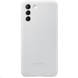 Samsung Original Galaxy S21 Plus -kuori silikonisuojus vaaleanharmaa